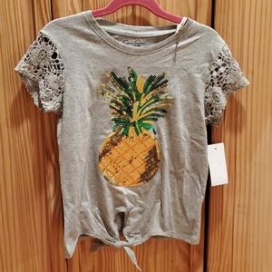 Pineapple Sequin Top